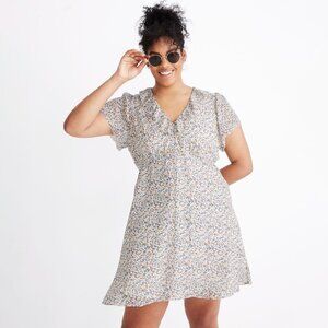 Madewell Floral Mini Dress - Multicolor